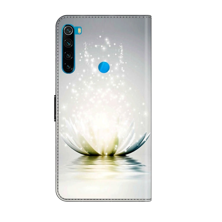 For Xiaomi Redmi Note 8 Crystal 3D Shockproof Protective Leather Phone Case(Light Lotus) - free shipping - PMC TechLife - Order now!