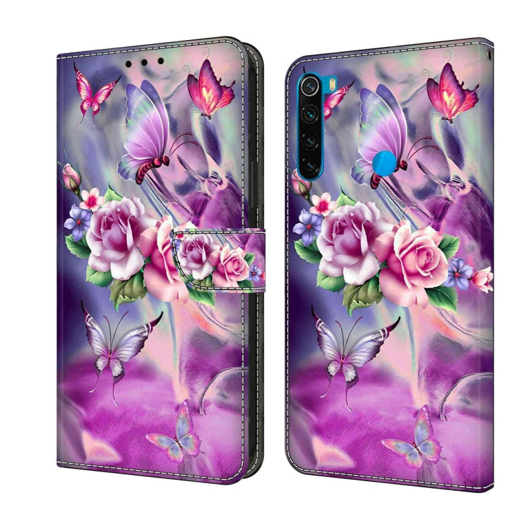 For Xiaomi Redmi Note 8 Crystal 3D Shockproof Protective Leather Phone Case(Butterfly) - free shipping - PMC TechLife - Order now!