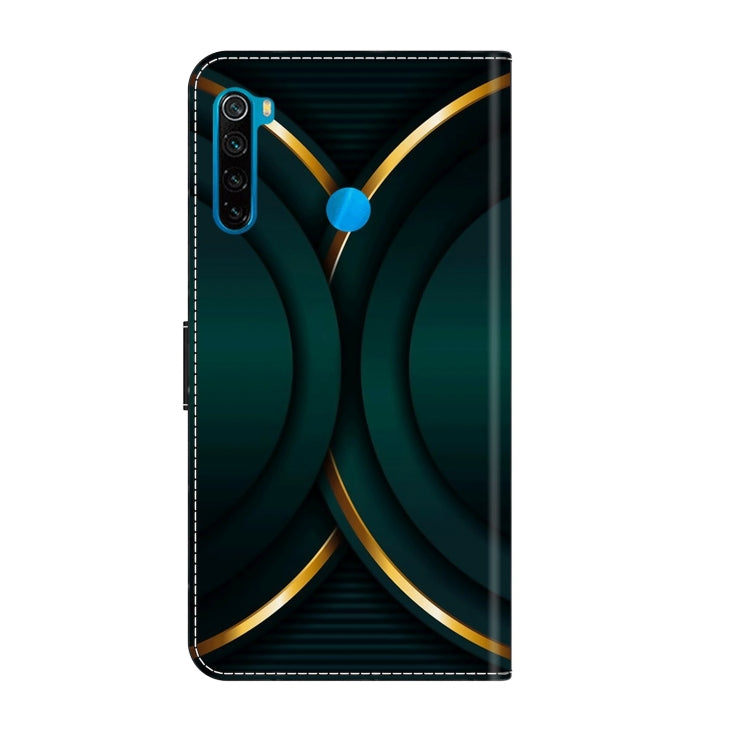 For Xiaomi Redmi Note 8T Crystal 3D Shockproof Protective Leather Phone Case(Gold Outline) - free shipping - PMC TechLife - Order now!