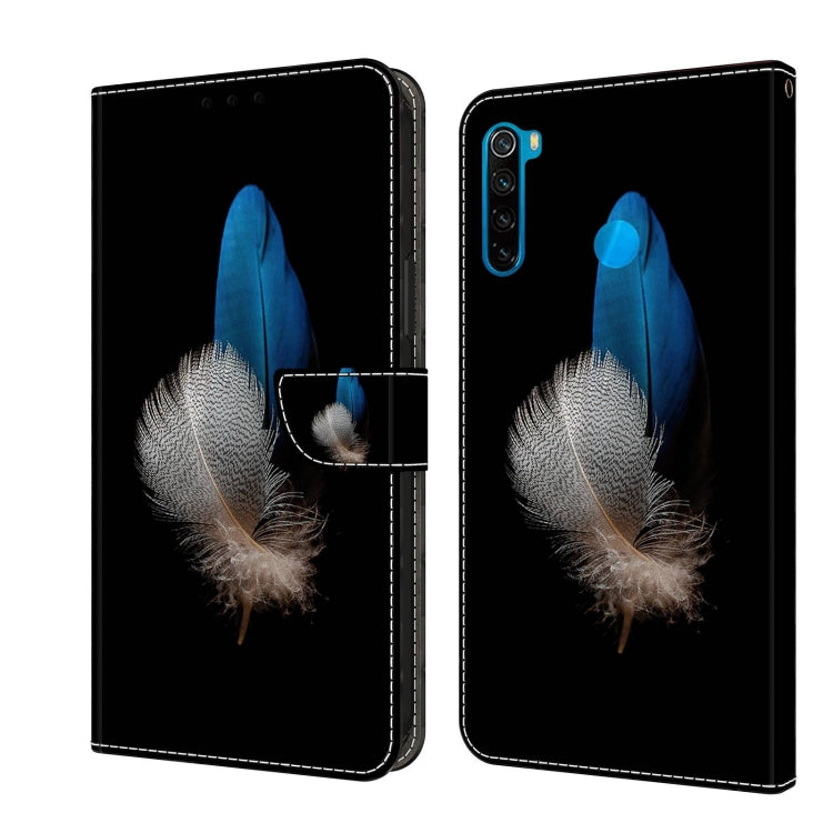 For Xiaomi Redmi Note 8T Crystal 3D Shockproof Protective Leather Phone Case(Two Branches) - free shipping - PMC TechLife - Order now!