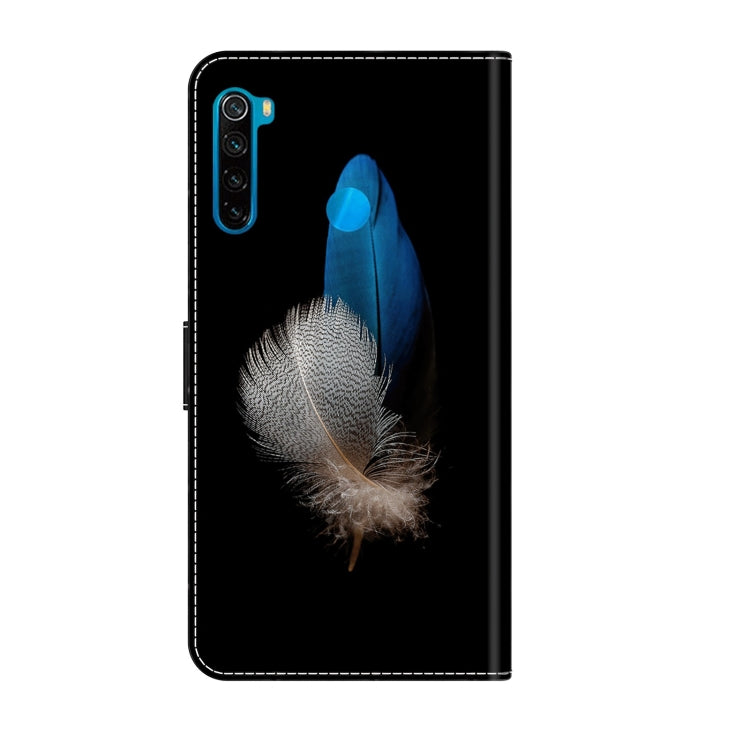 For Xiaomi Redmi Note 8T Crystal 3D Shockproof Protective Leather Phone Case(Two Branches) - free shipping - PMC TechLife - Order now!