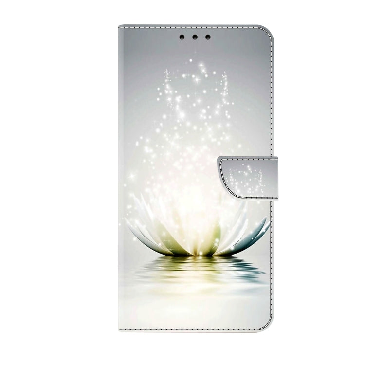 For Xiaomi Redmi Note 9 Crystal 3D Shockproof Protective Leather Phone Case(Light Lotus) - free shipping - PMC TechLife - Order now!