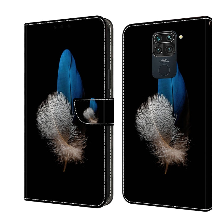 For Xiaomi Redmi Note 9 Crystal 3D Shockproof Protective Leather Phone Case(Two Branches) - free shipping - PMC TechLife - Order now!