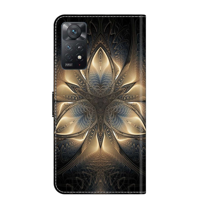 For Xiaomi Redmi Note 11 Pro 5G / 4G Global Crystal 3D Shockproof Protective Leather Phone Case(Luminous Building) - free shipping - PMC TechLife - Order now!