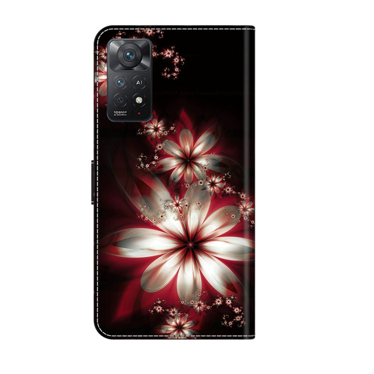 For Xiaomi Redmi Note 11 Pro 5G / 4G Global Crystal 3D Shockproof Protective Leather Phone Case(Fantastic Flower) - free shipping - PMC TechLife - Order now!
