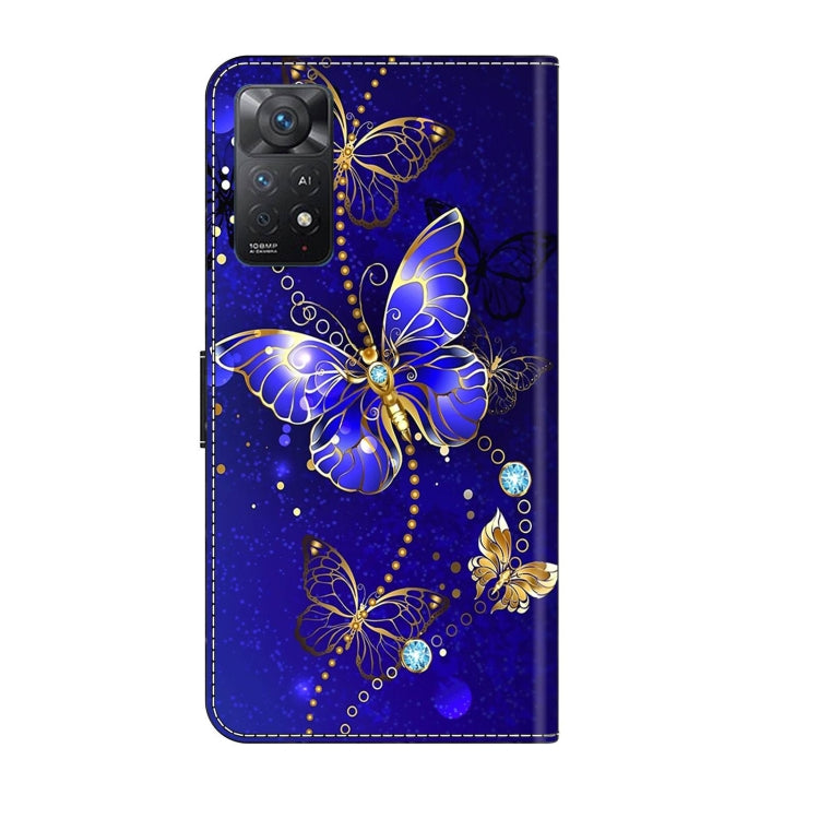 For Xiaomi Redmi Note 11 Pro 5G / 4G Global Crystal 3D Shockproof Protective Leather Phone Case(Diamond Butterfly) - free shipping - PMC TechLife - Order now!