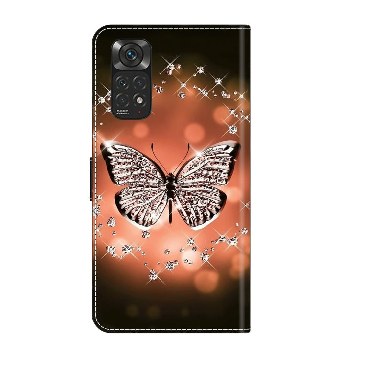 For Xiaomi Redmi Note 11 Global Crystal 3D Shockproof Protective Leather Phone Case(Crystal Butterfly) - free shipping - PMC TechLife - Order now!