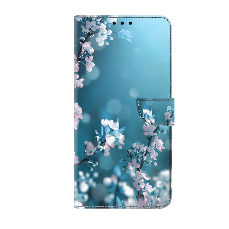 For Xiaomi Redmi 11A 4G / Redmi 12C Global Crystal 3D Shockproof Protective Leather Phone Case(Plum Flower) - Xiaomi Cases by PMC Jewellery | Online Shopping South Africa | PMC Jewellery