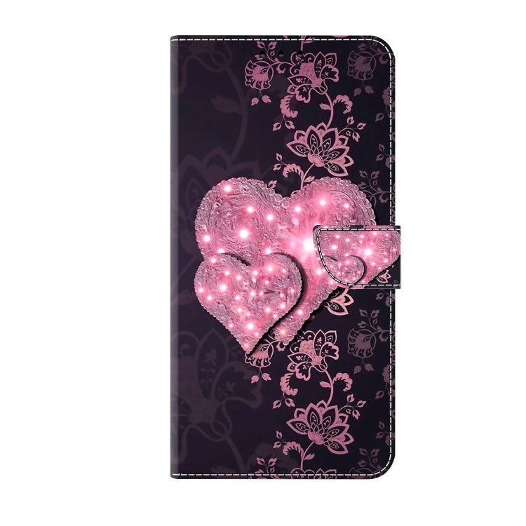 For Xiaomi Redmi Note 12 Pro Global Crystal 3D Shockproof Protective Leather Phone Case(Lace Love) - free shipping - PMC TechLife - Order now!