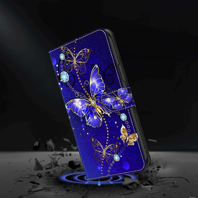 For Xiaomi Redmi Note 12 Pro Global Crystal 3D Shockproof Protective Leather Phone Case(Diamond Butterfly) - Xiaomi Cases by PMC Jewellery | Online Shopping South Africa | PMC Jewellery