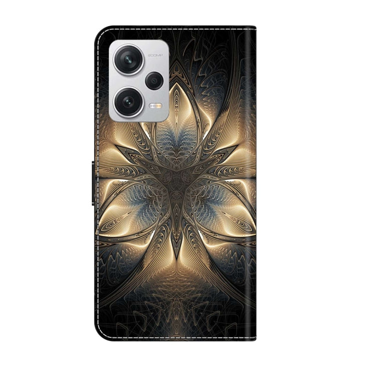 For Xiaomi Redmi Note 12 Pro+ Crystal 3D Shockproof Protective Leather Phone Case(Luminous Building) - free shipping - PMC TechLife - Order now!
