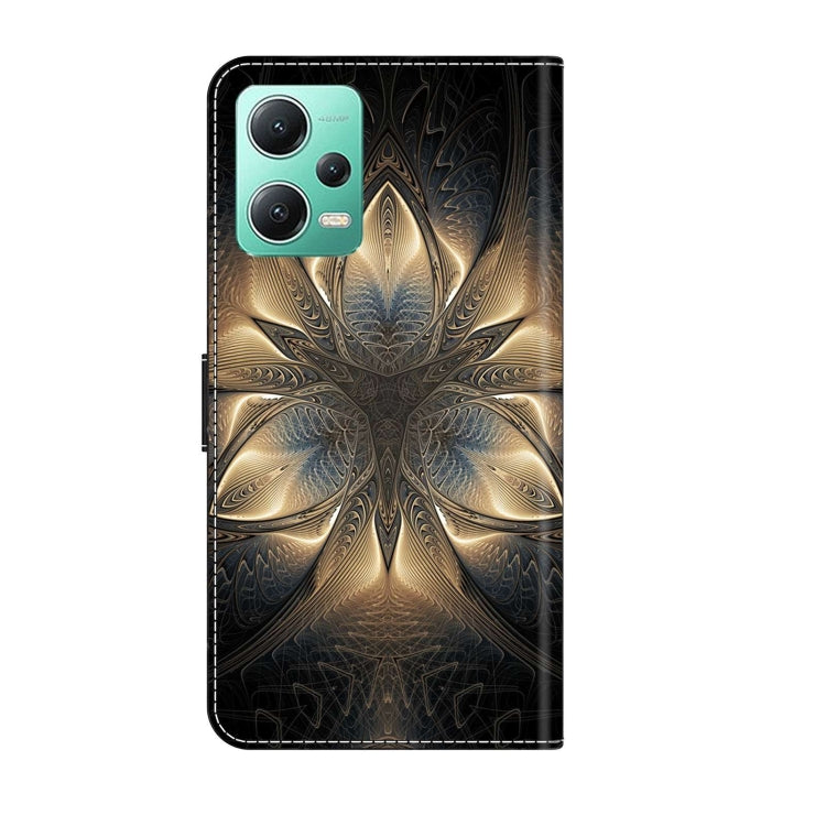 For Xiaomi Redmi Note 12 5G Global / Poco X5 Crystal 3D Shockproof Protective Leather Phone Case(Luminous Building) - free shipping - PMC TechLife - Order now!
