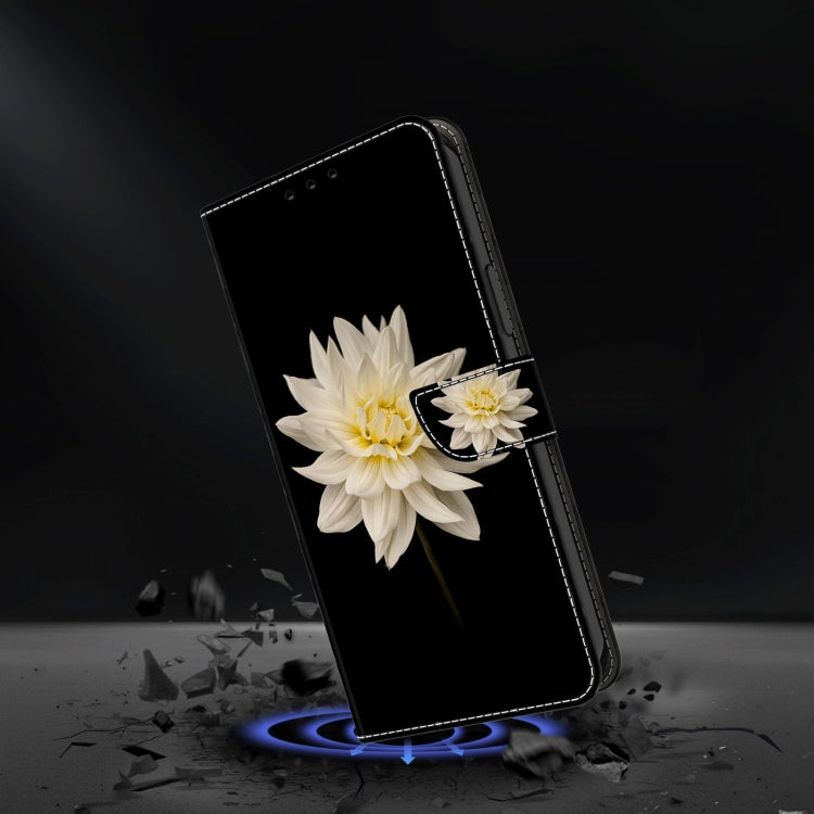 For Xiaomi Redmi Note 9 Pro Crystal 3D Shockproof Protective Leather Phone Case(White Flower) - free shipping - PMC TechLife - Order now!