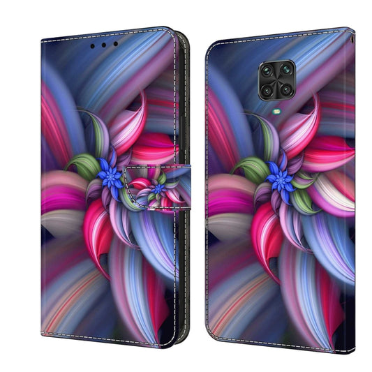 For Xiaomi Redmi Note 9 Pro Crystal 3D Shockproof Protective Leather Phone Case(Colorful Flower) - Xiaomi Cases by PMC Jewellery | Online Shopping South Africa | PMC Jewellery