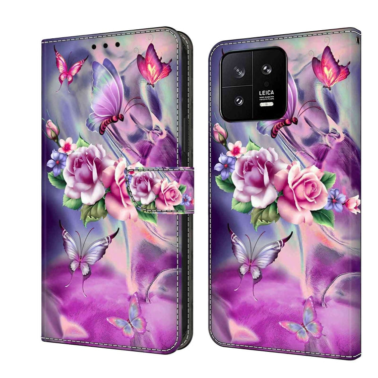 For Xiaomi 13 Crystal 3D Shockproof Protective Leather Phone Case(Butterfly) - free shipping - PMC TechLife - Order now!