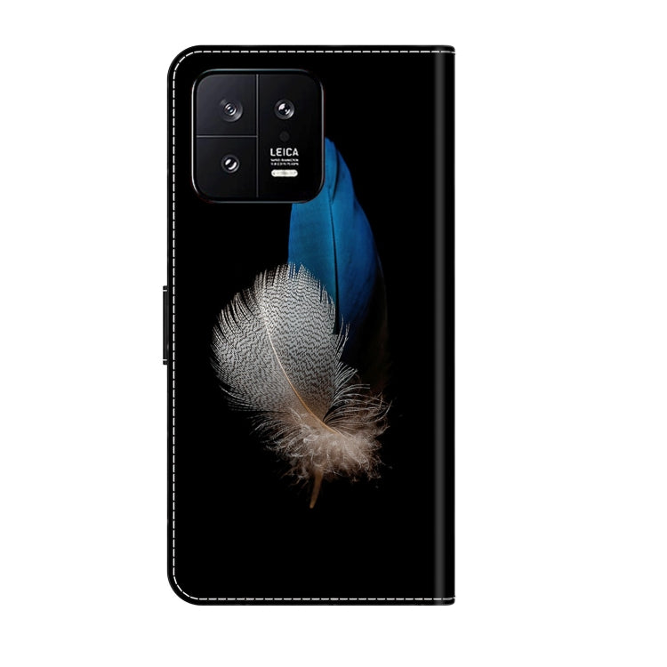 For Xiaomi 13 Crystal 3D Shockproof Protective Leather Phone Case(Two Branches) - free shipping - PMC TechLife - Order now!