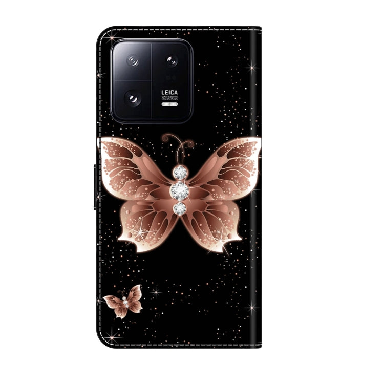 For Xiaomi 13 Pro Crystal 3D Shockproof Protective Leather Phone Case(Pink Diamond Butterfly) - free shipping - PMC TechLife - Order now!