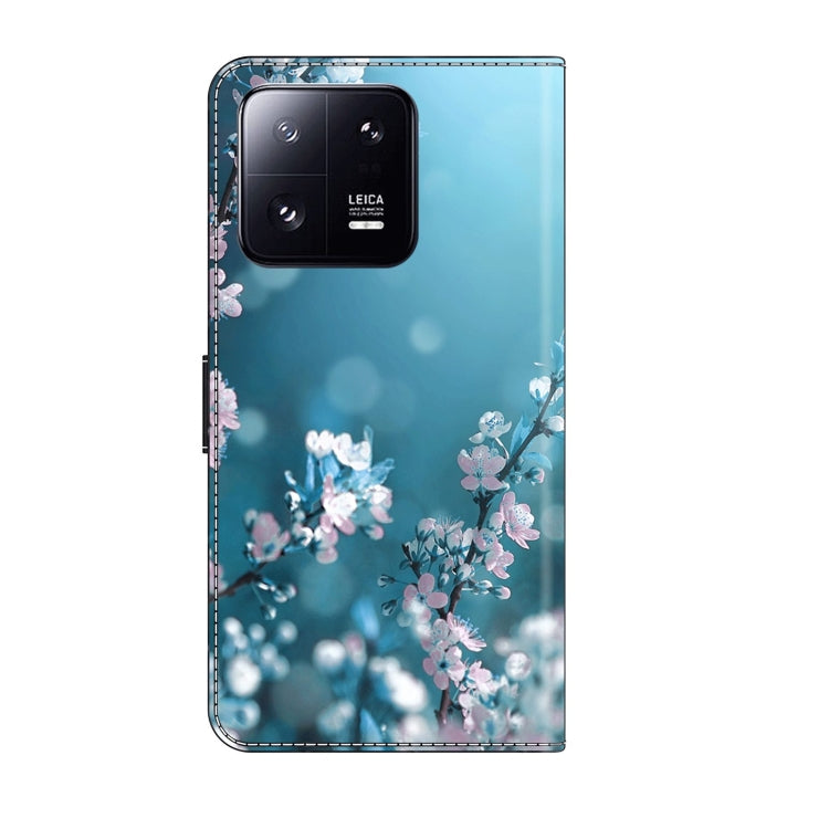 For Xiaomi 13 Pro Crystal 3D Shockproof Protective Leather Phone Case(Plum Flower) - free shipping - PMC TechLife - Order now!
