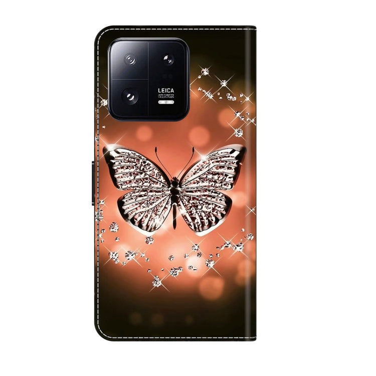 For Xiaomi 13 Pro Crystal 3D Shockproof Protective Leather Phone Case(Crystal Butterfly) - free shipping - PMC TechLife - Order now!