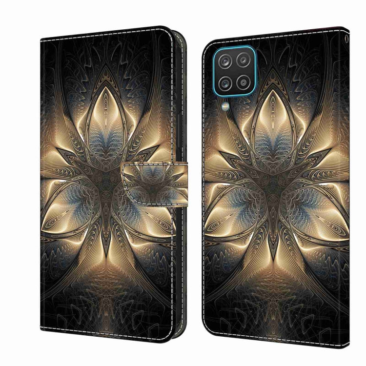 For Samsung Galaxy A12 4G / 5G Crystal 3D Shockproof Protective Leather Phone Case(Luminous Building) - free shipping - PMC TechLife - Order now!