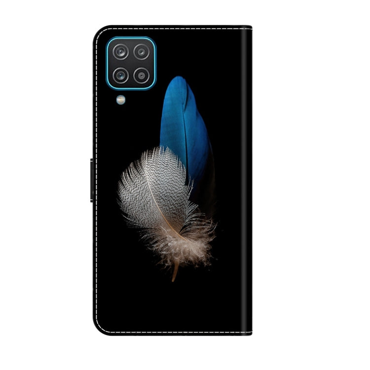 For Samsung Galaxy A12 4G / 5G Crystal 3D Shockproof Protective Leather Phone Case(Two Branches) - free shipping - PMC TechLife - Order now!