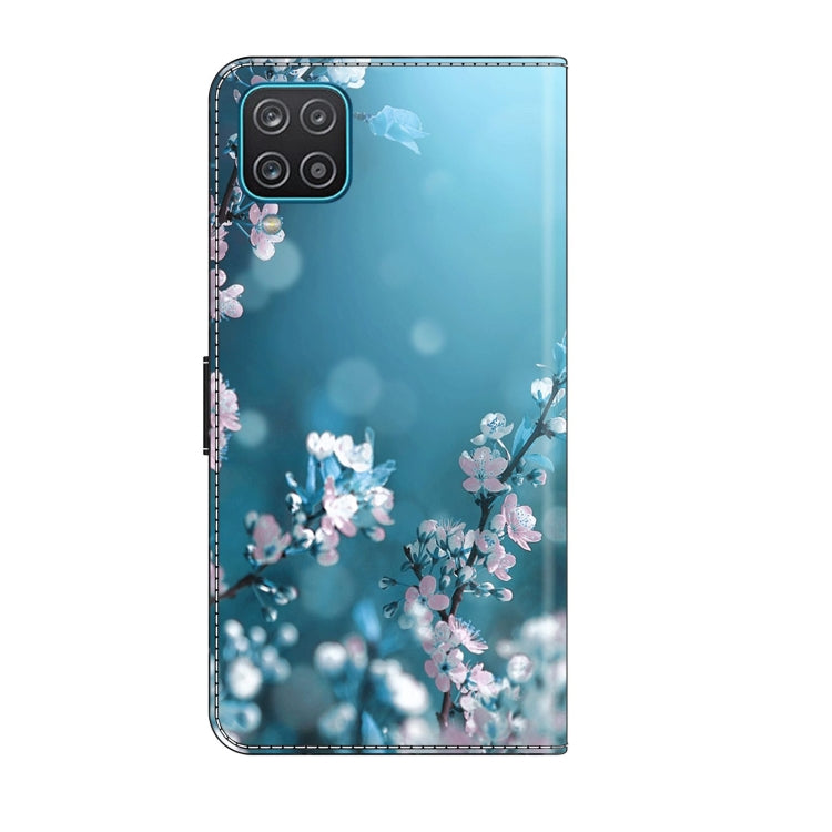For Samsung Galaxy A12 4G / 5G Crystal 3D Shockproof Protective Leather Phone Case(Plum Flower) - free shipping - PMC TechLife - Order now!