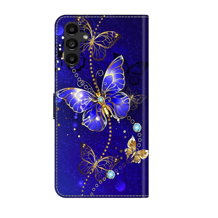 For Samsung Galaxy A14 4G / 5G Crystal 3D Shockproof Protective Leather Phone Case(Diamond Butterfly) - free shipping - PMC TechLife - Order now!