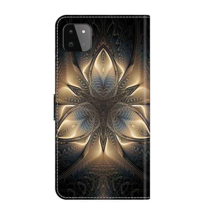 For Samsung Galaxy A22 5G Crystal 3D Shockproof Protective Leather Phone Case(Luminous Building) - free shipping - PMC TechLife - Order now!
