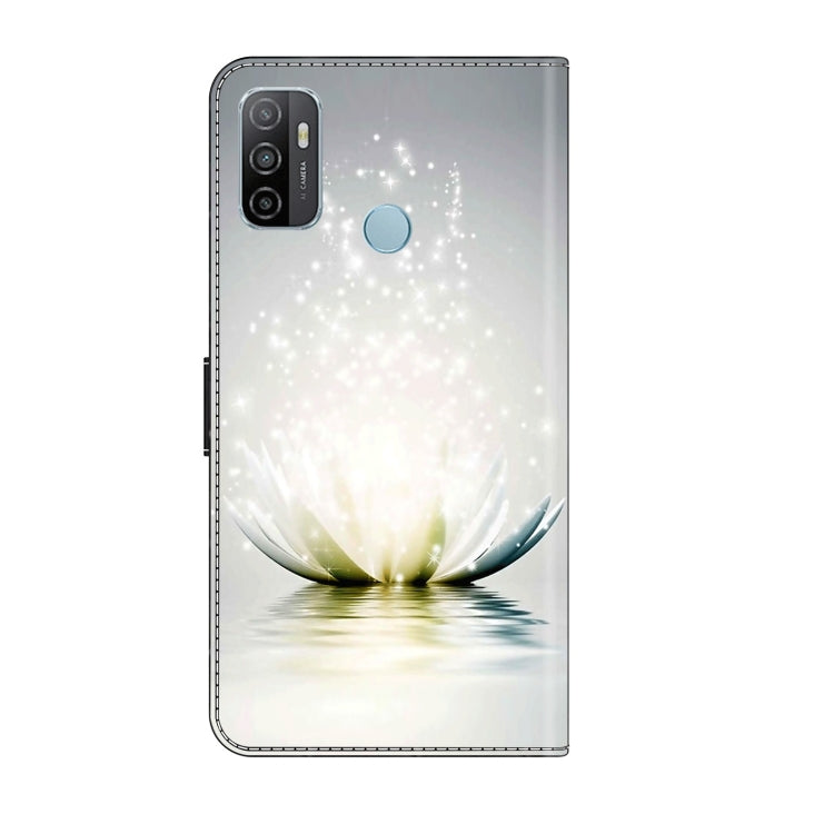 For Samsung Galaxy A33 5G Crystal 3D Shockproof Protective Leather Phone Case(Light Lotus) - free shipping - PMC TechLife - Order now!