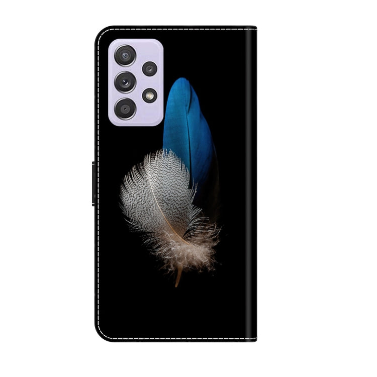 For Samsung Galaxy A52 / A52s 5G Crystal 3D Shockproof Protective Leather Phone Case(Two Branches) - free shipping - PMC TechLife - Order now!