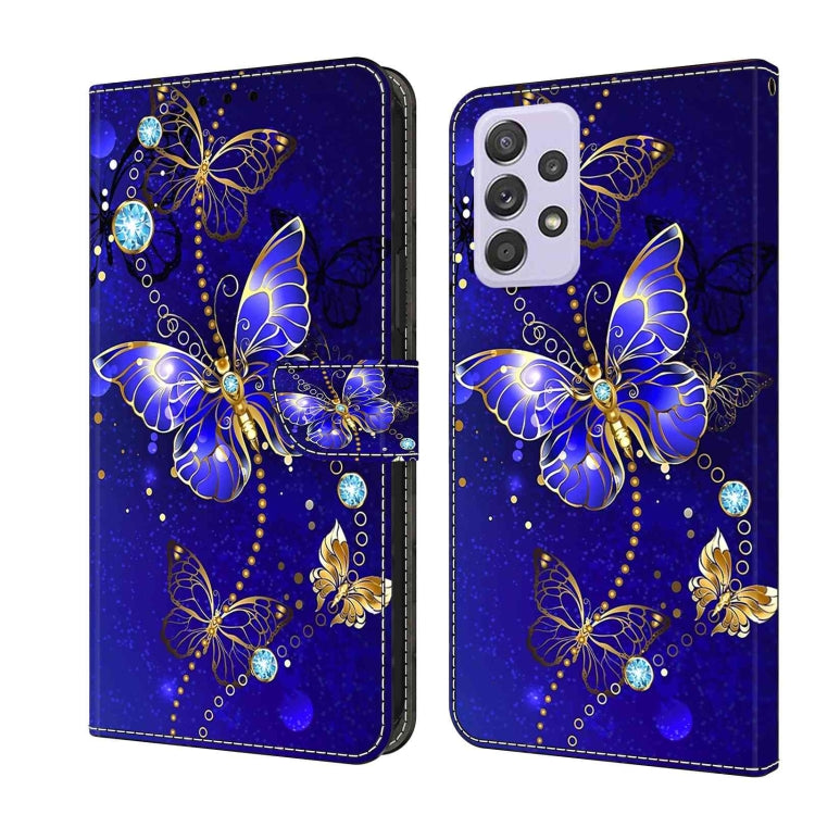 For Samsung Galaxy A52 / A52s 5G Crystal 3D Shockproof Protective Leather Phone Case(Diamond Butterfly) - free shipping - PMC TechLife - Order now!