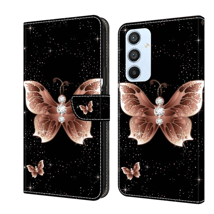 For Samsung Galaxy A54 5G Crystal 3D Shockproof Protective Leather Phone Case(Pink Diamond Butterfly) - free shipping - PMC TechLife - Order now!