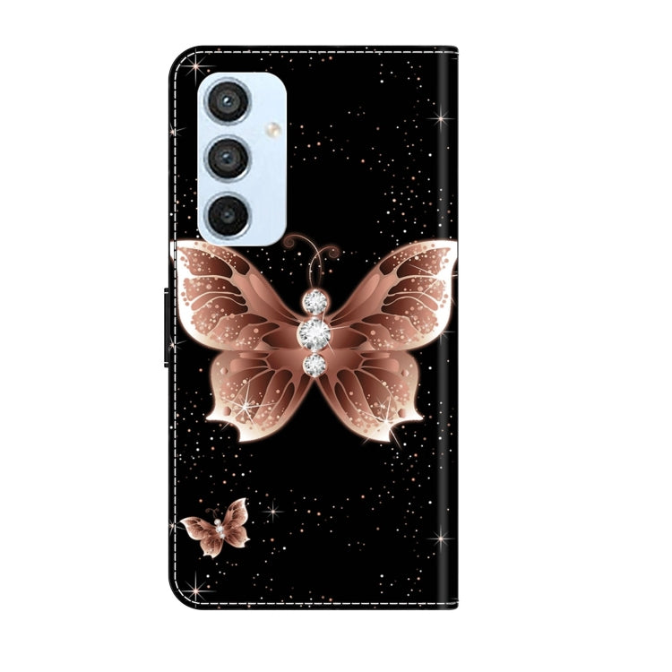For Samsung Galaxy A54 5G Crystal 3D Shockproof Protective Leather Phone Case(Pink Diamond Butterfly) - free shipping - PMC TechLife - Order now!
