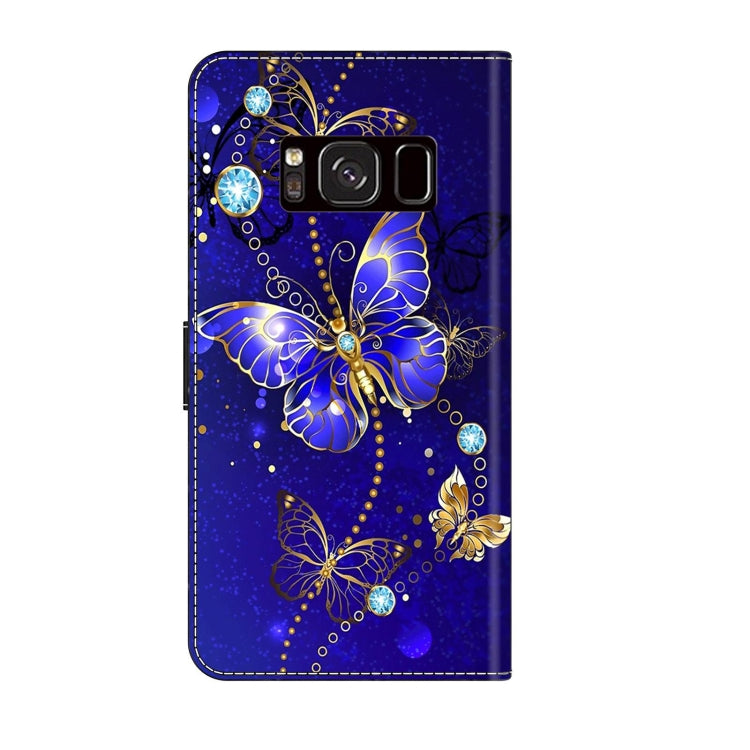 For Samsung Galaxy S8 Crystal 3D Shockproof Protective Leather Phone Case(Diamond Butterfly) - free shipping - PMC TechLife - Order now!