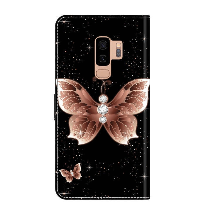 For Samsung Galaxy S9+ Crystal 3D Shockproof Protective Leather Phone Case(Pink Diamond Butterfly) - free shipping - PMC TechLife - Order now!
