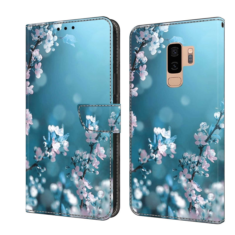 For Samsung Galaxy S9+ Crystal 3D Shockproof Protective Leather Phone Case(Plum Flower) - free shipping - PMC TechLife - Order now!