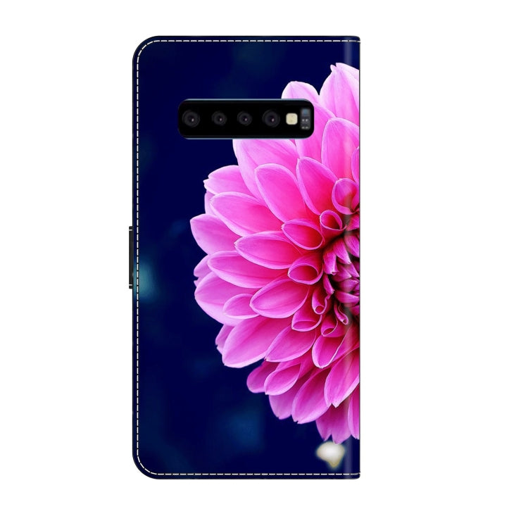 For Samsung Galaxy S10 Crystal 3D Shockproof Protective Leather Phone Case(Pink Petals) - free shipping - PMC TechLife - Order now!