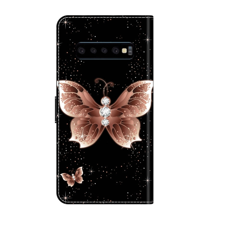 For Samsung Galaxy S10 Crystal 3D Shockproof Protective Leather Phone Case(Pink Diamond Butterfly) - free shipping - PMC TechLife - Order now!