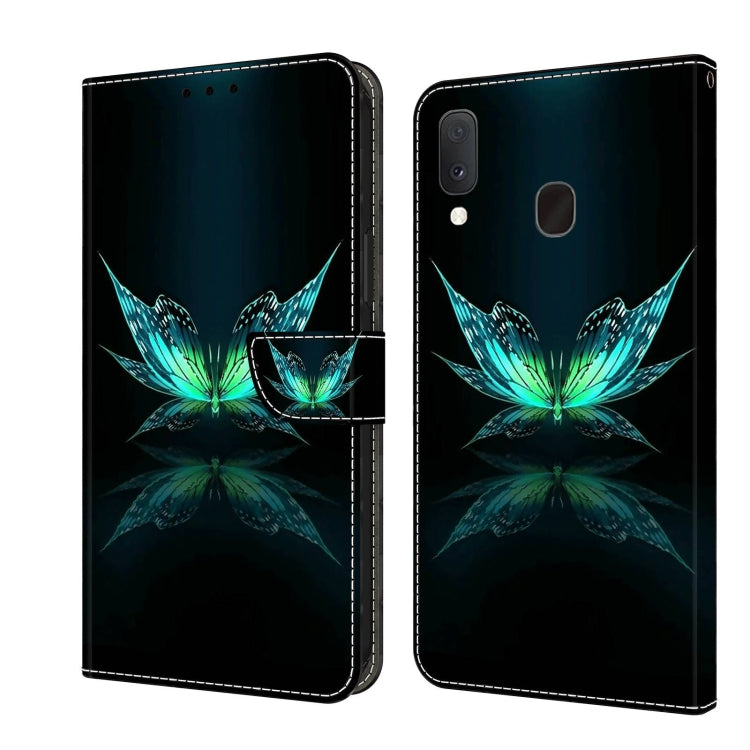 For Samsung Galaxy S10e Crystal 3D Shockproof Protective Leather Phone Case(Reflection Dutterfly) - free shipping - PMC TechLife - Order now!
