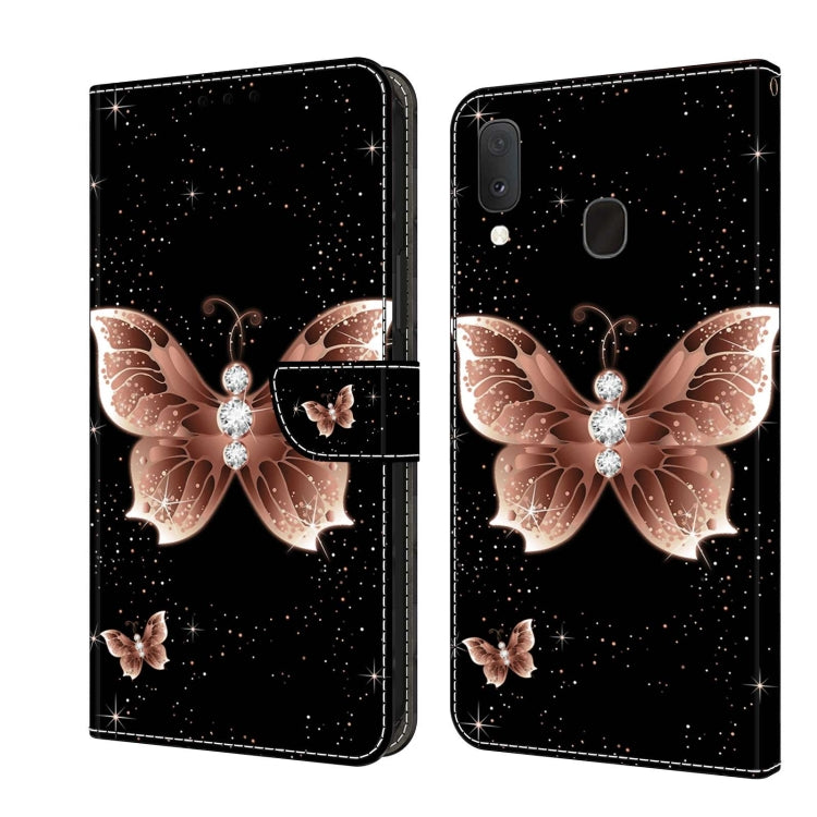 For Samsung Galaxy S10e Crystal 3D Shockproof Protective Leather Phone Case(Pink Diamond Butterfly) - free shipping - PMC TechLife - Order now!