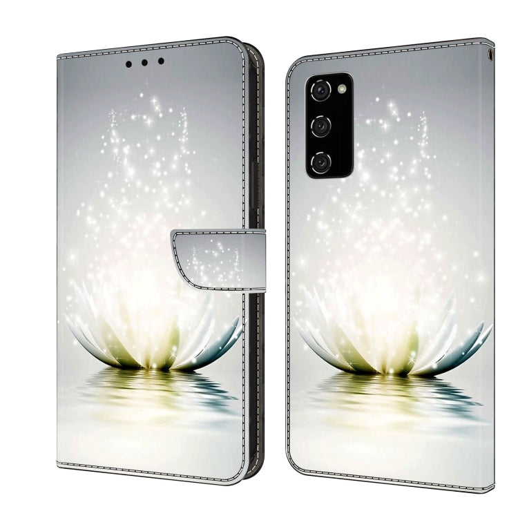 For Samsung Galaxy S20 FE Crystal 3D Shockproof Protective Leather Phone Case(Light Lotus) - free shipping - PMC TechLife - Order now!