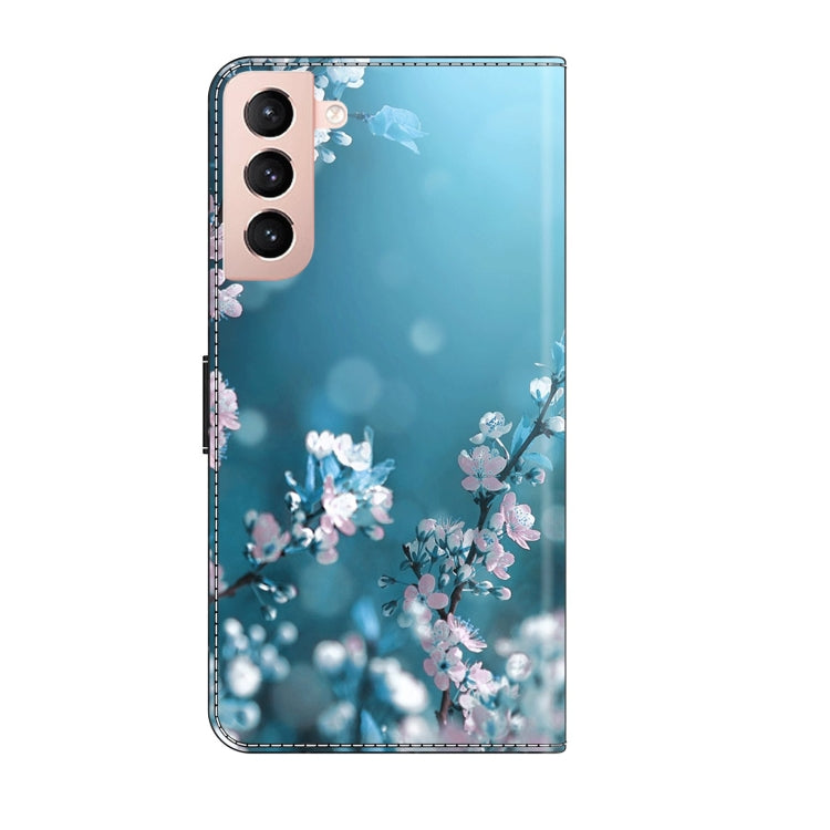 For Samsung Galaxy S21 Crystal 3D Shockproof Protective Leather Phone Case(Plum Flower) - free shipping - PMC TechLife - Order now!