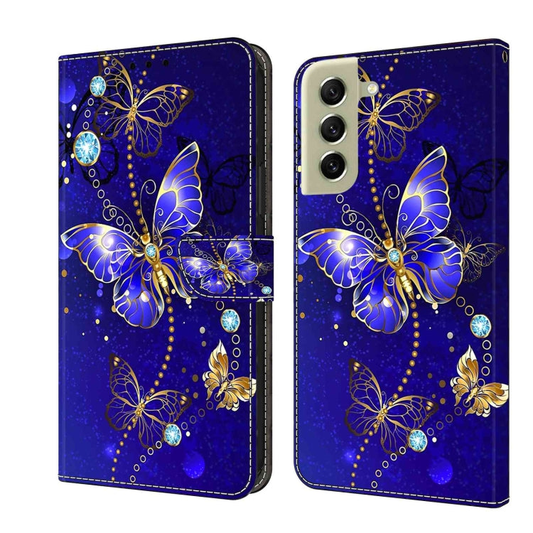 For Samsung Galaxy S21 FE 5G Crystal 3D Shockproof Protective Leather Phone Case(Diamond Butterfly) - free shipping - PMC TechLife - Order now!