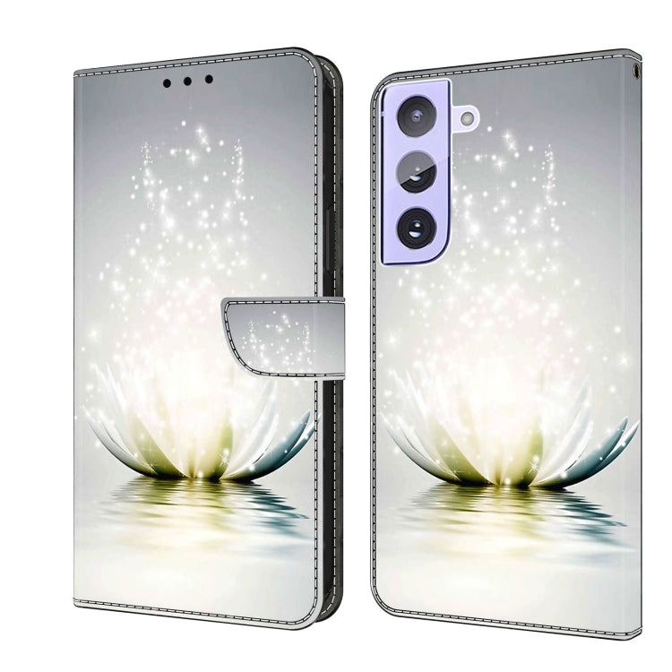 For Samsung Galaxy S21+ Crystal 3D Shockproof Protective Leather Phone Case(Light Lotus) - free shipping - PMC TechLife - Order now!