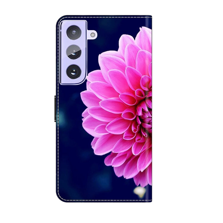For Samsung Galaxy S21+ Crystal 3D Shockproof Protective Leather Phone Case(Pink Petals) - free shipping - PMC TechLife - Order now!