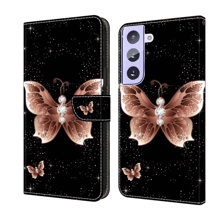 For Samsung Galaxy S21+ Crystal 3D Shockproof Protective Leather Phone Case(Pink Diamond Butterfly) - free shipping - PMC TechLife - Order now!