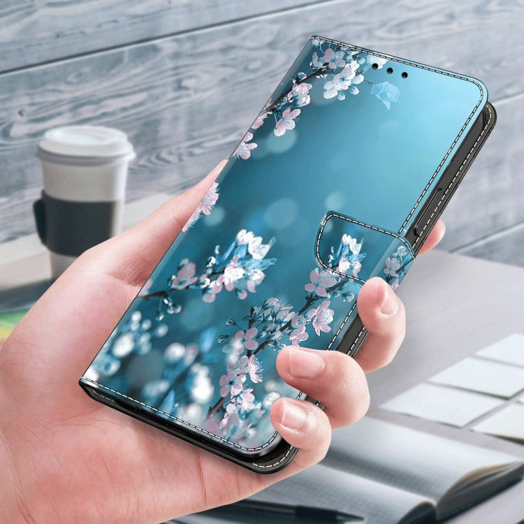 For Samsung Galaxy S22 Crystal 3D Shockproof Protective Leather Phone Case(Plum Flower) - free shipping - PMC TechLife - Order now!