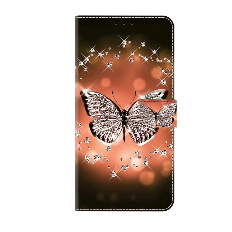 For Samsung Galaxy S22 Crystal 3D Shockproof Protective Leather Phone Case(Crystal Butterfly) - free shipping - PMC TechLife - Order now!