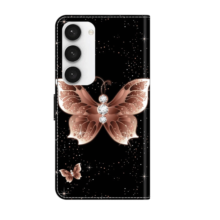 For Samsung Galaxy S23 Crystal 3D Shockproof Protective Leather Phone Case(Pink Diamond Butterfly) - free shipping - PMC TechLife - Order now!