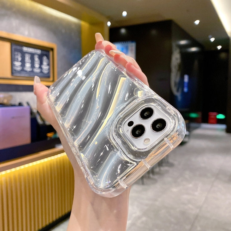 For iPhone 14 Laser Sequin Waves TPU Phone Case(Transparent) - free shipping - PMC TechLife - Order now!